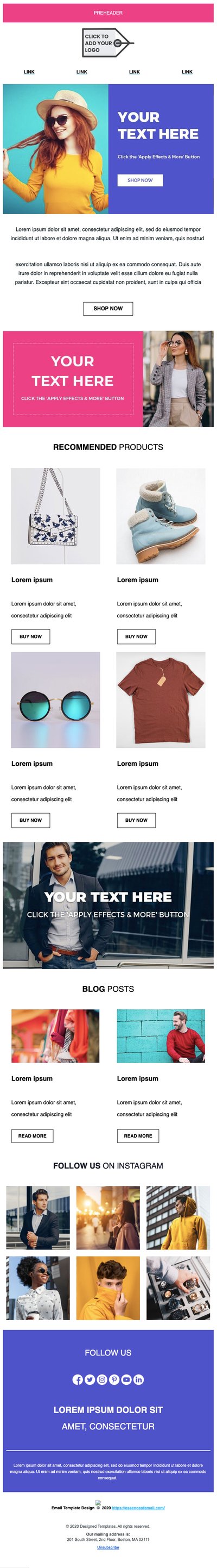 Weekly Newsletter Email Template